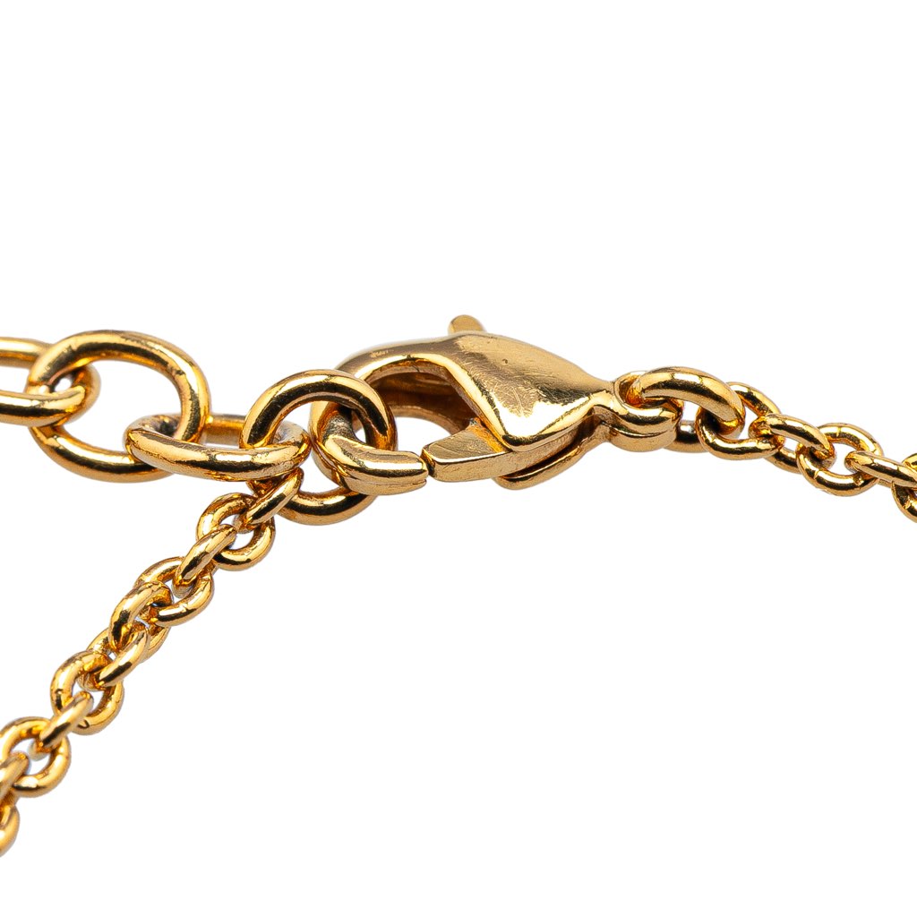Louis Vuitton Gold Plated Essential V Bracelet - 4