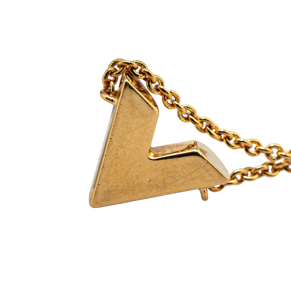 Louis Vuitton Gold Plated Essential V Bracelet - 5