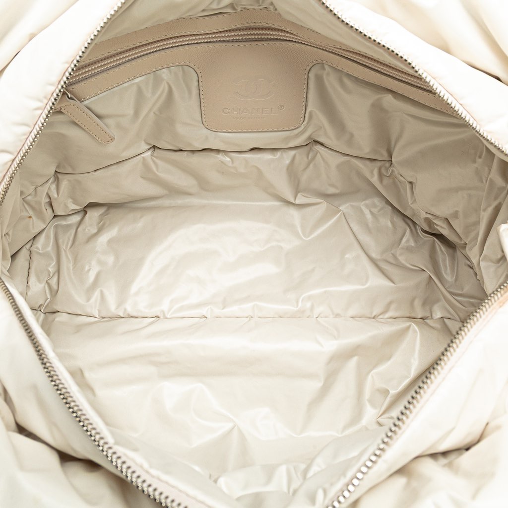 Chanel Nylon Tweed Printed Coco Cocoon Tote - 4