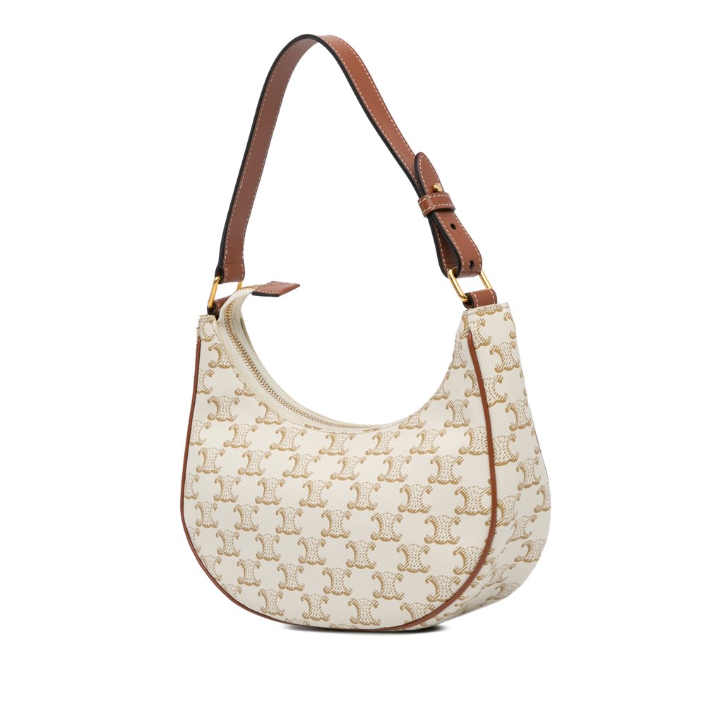 Celine Triomphe Coated Canvas Ava Shoulder Bag - 2