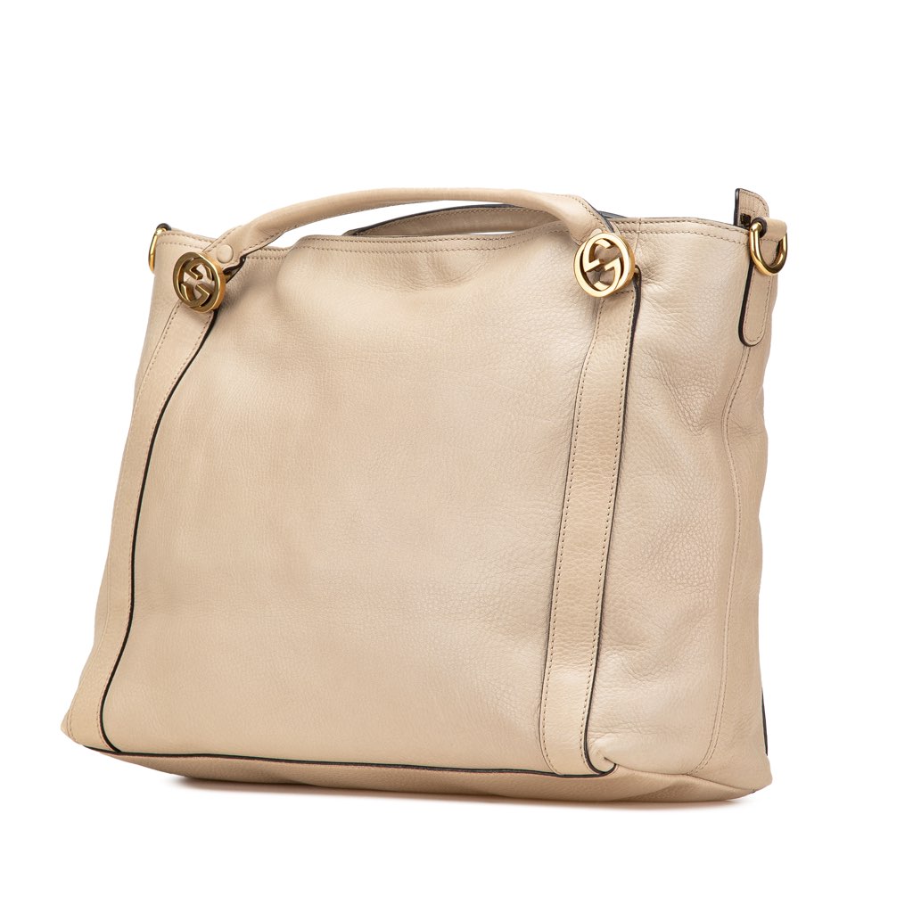 Gucci Medium Leather Miss GG Satchel - 2