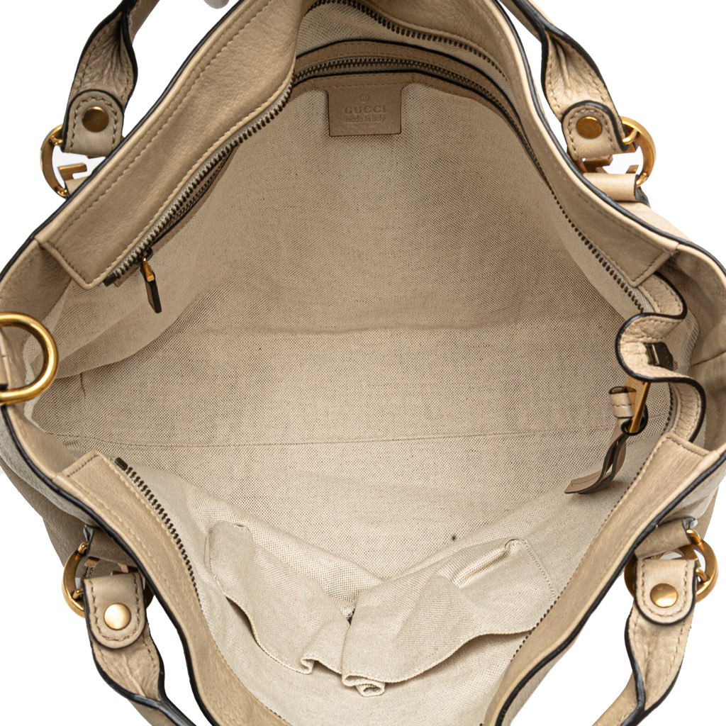 Gucci Medium Leather Miss GG Satchel - 4