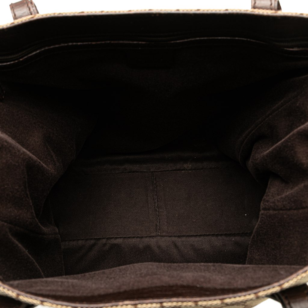 Gucci GG Canvas Bamboo Tote - 4