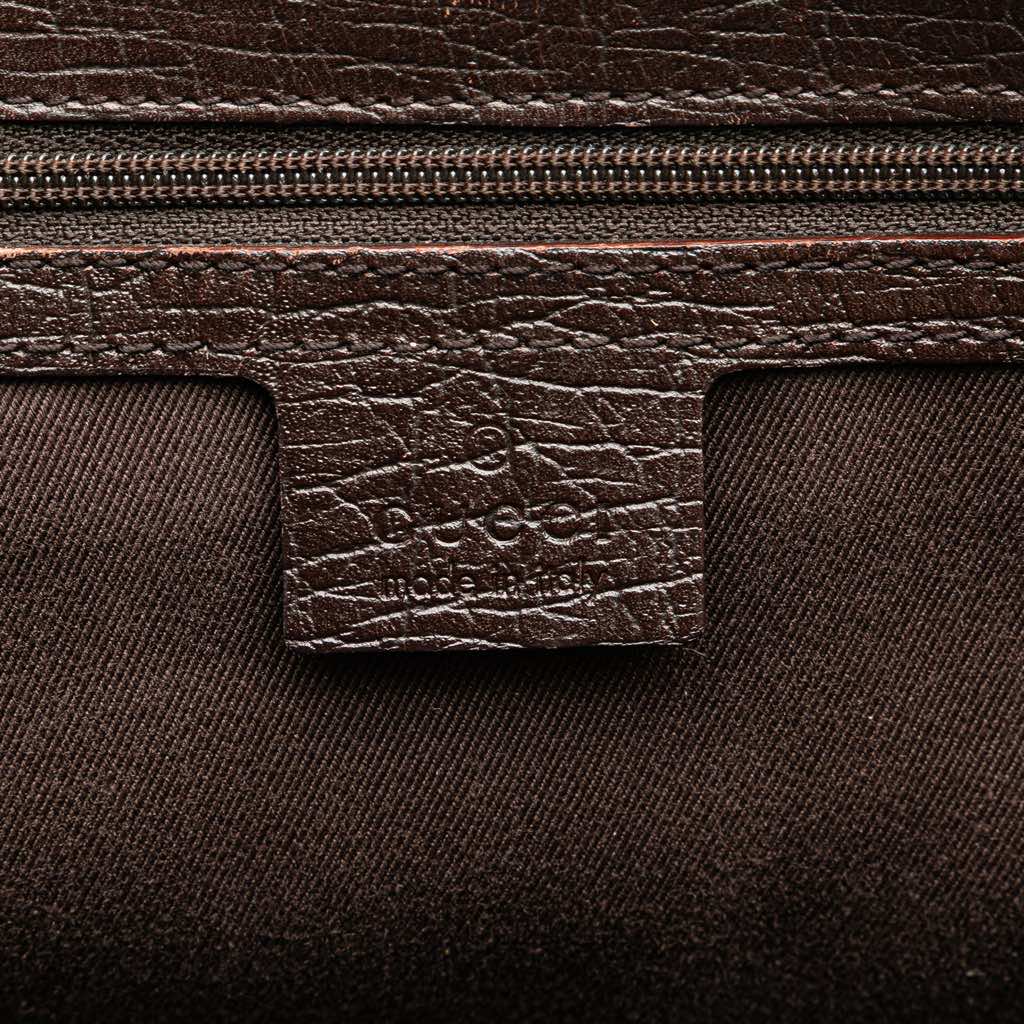 Gucci GG Canvas Bamboo Tote - 5