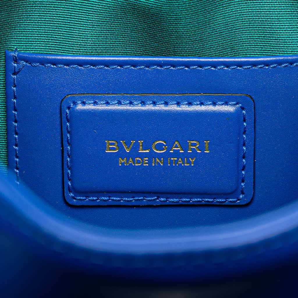 Bvlgari Small Leather Square Serpenti Forever Chain Crossbody - 5