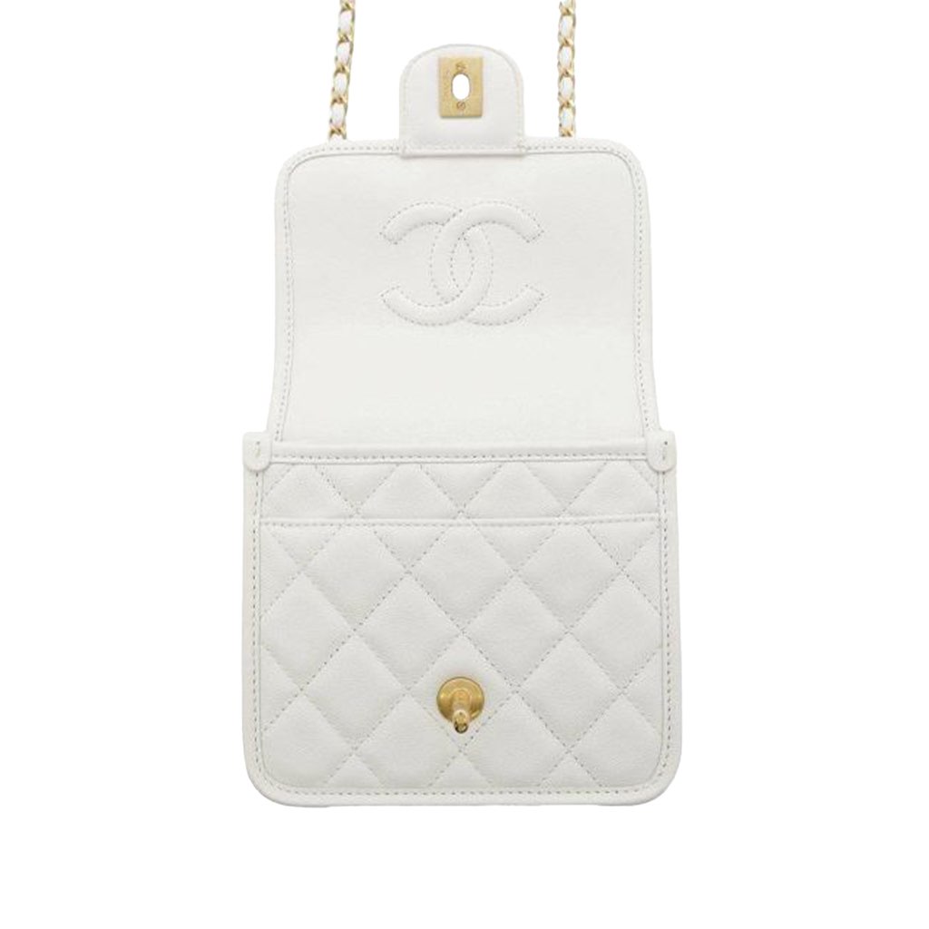 Chanel Mini Caviar School Memory Top Handle Flap - 4
