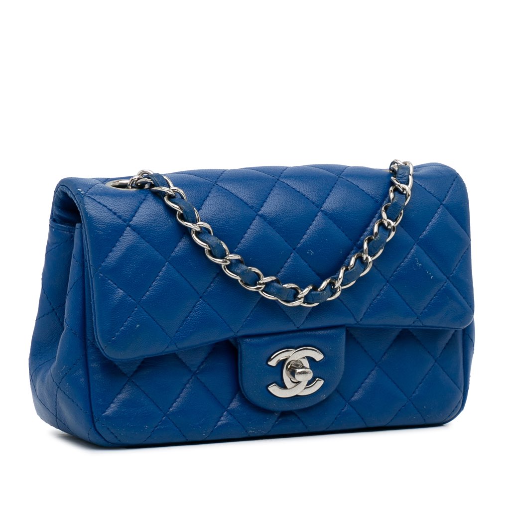 Chanel Mini Rectangular Classic Lambskin Single Flap - 2
