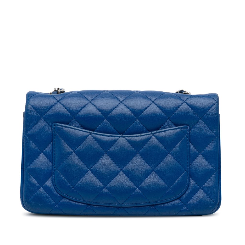 Chanel Mini Rectangular Classic Lambskin Single Flap - 4