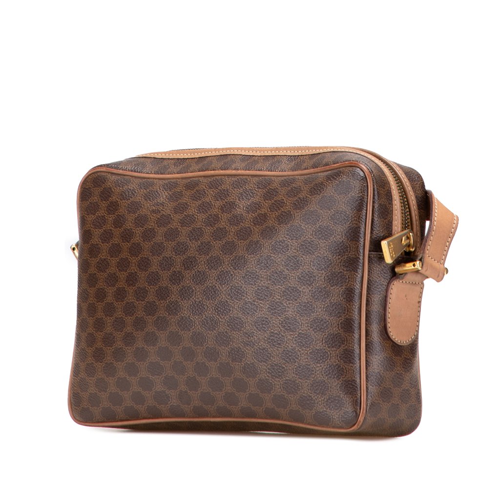 Celine Macadam Coated Canvas Crossbody - 2