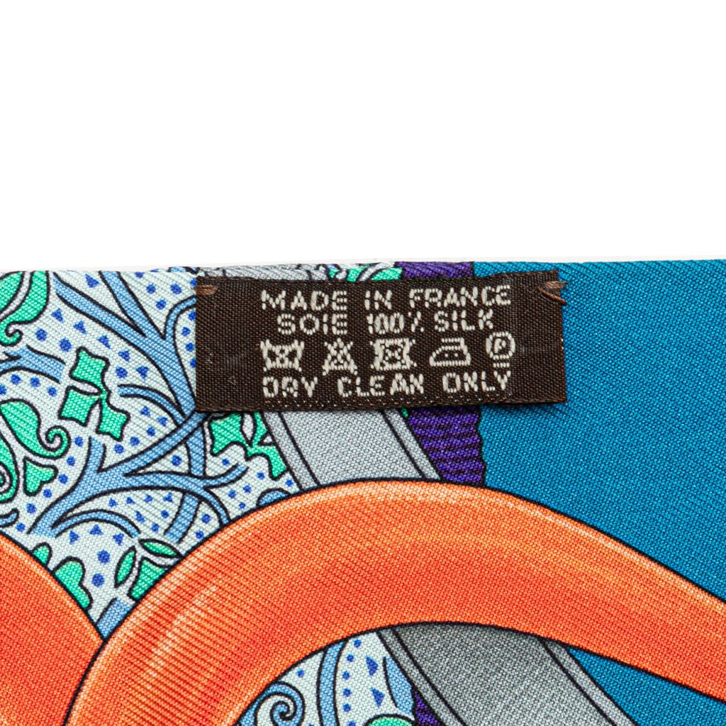 Hermès Grand Manege Fleuri Silk Twilly Scarf - 5