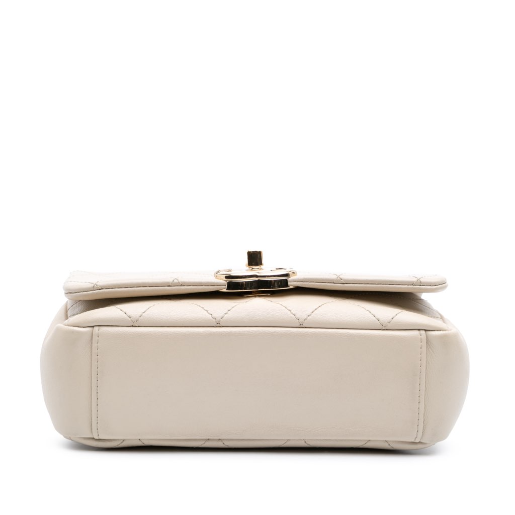 Chanel Medium Lambskin Twist Chain Enamel CC Flap - 3