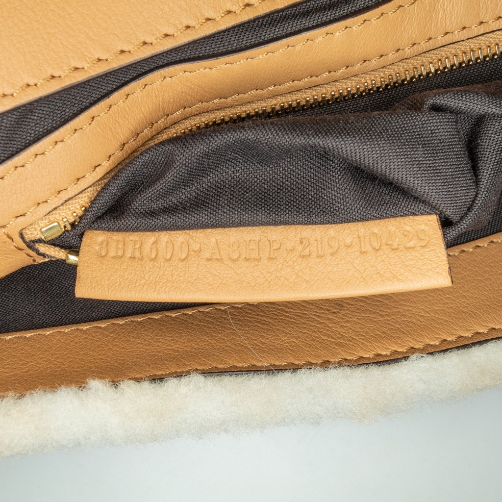 Fendi Small Zucca Shearling Baguette Satchel - 5
