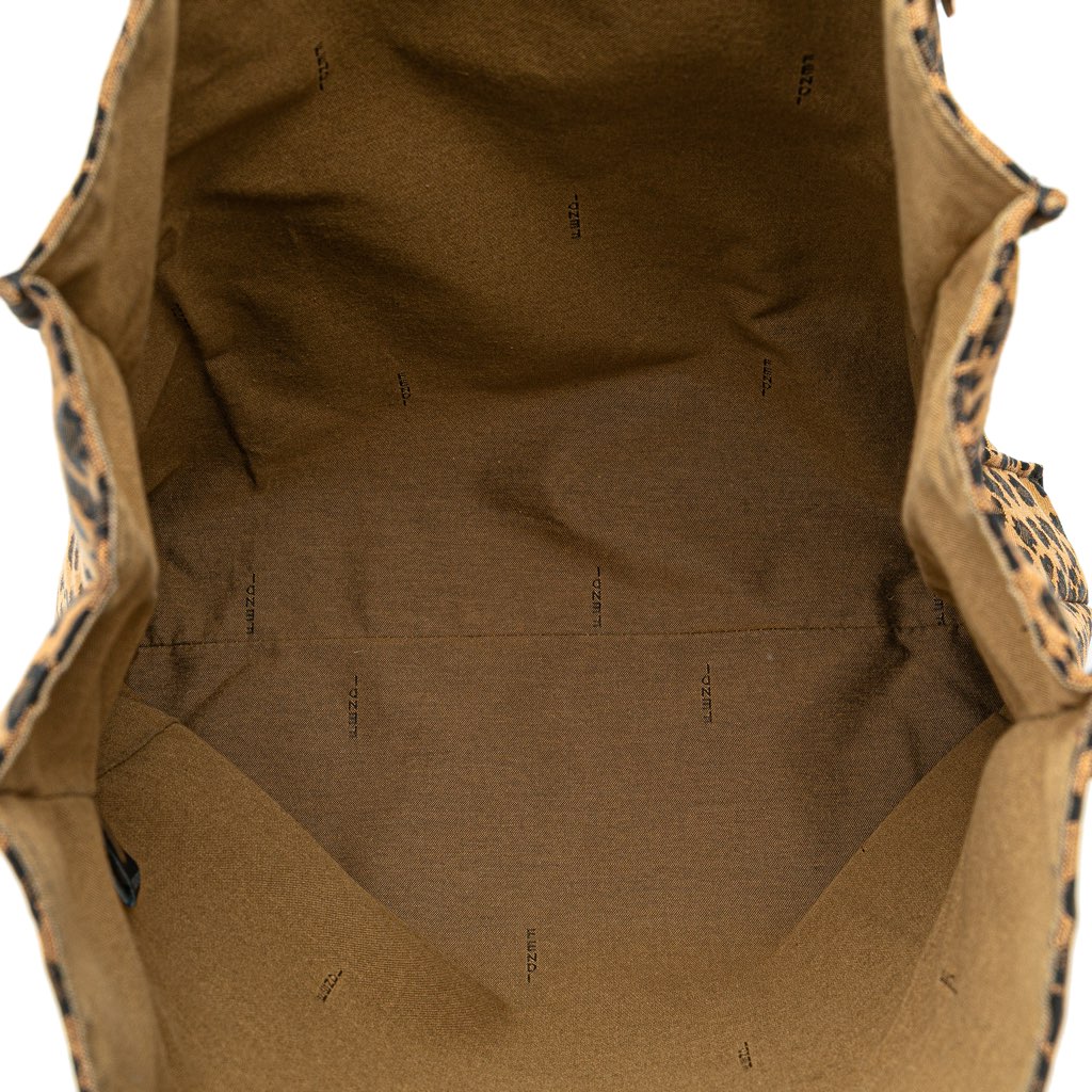 Fendi Leopard Print Canvas Tote - 4