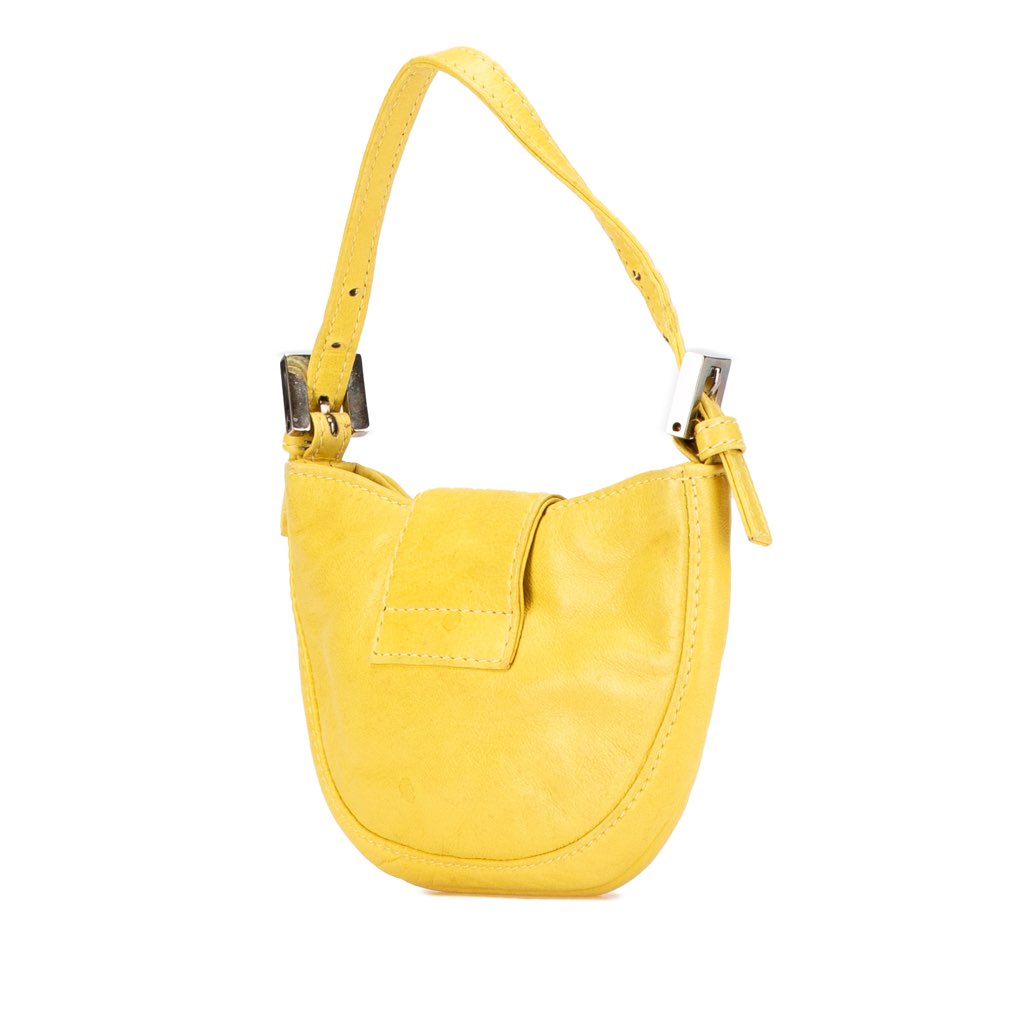 Fendi Mini Leather Croissant Handbag - 2