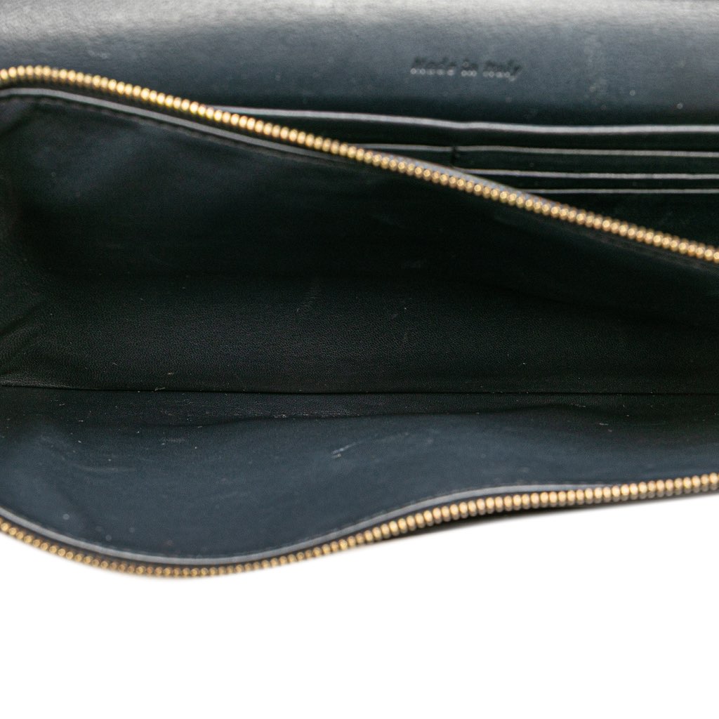 Celine Large Tricolor Leather Pocket Envelope Flap on Chain - 5