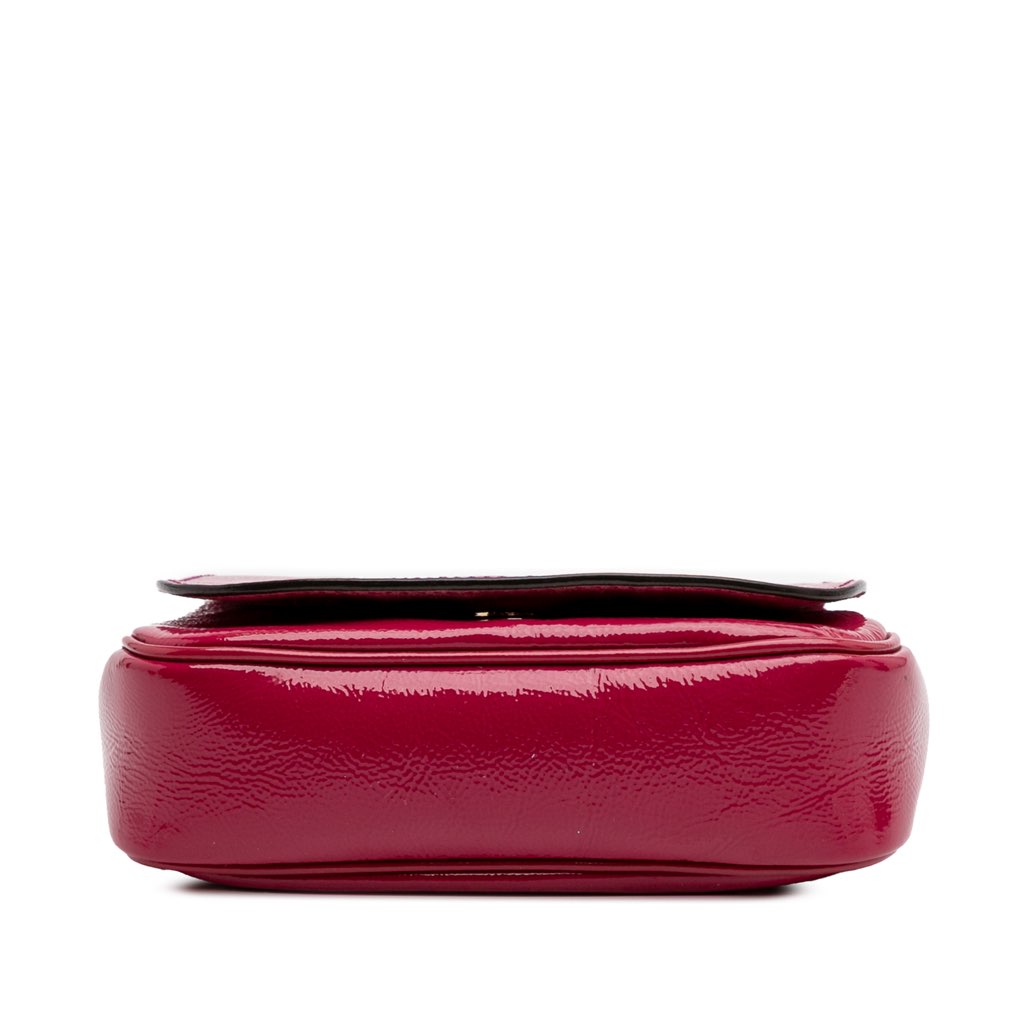 Gucci Small Patent Soho Chain Flap Crossbody - Image 6