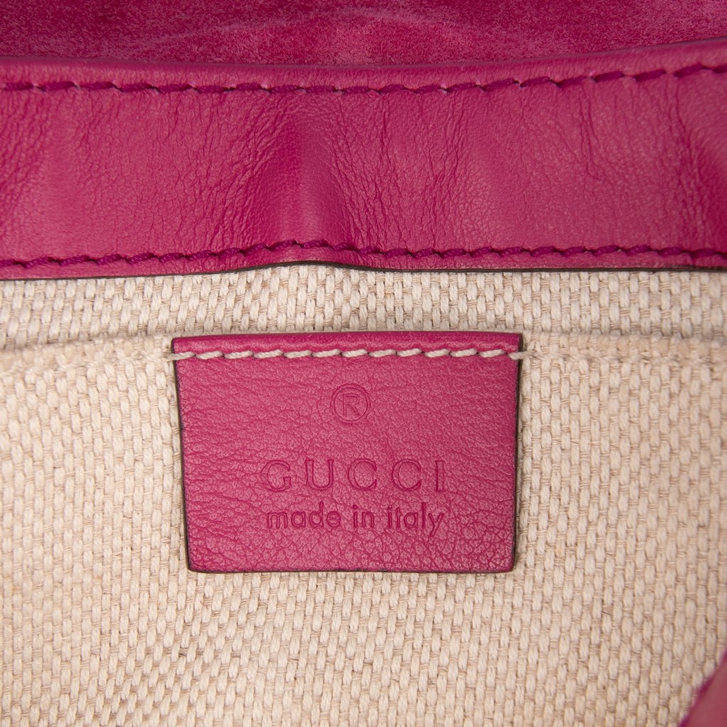 Gucci Small Patent Soho Chain Flap Crossbody - Side view