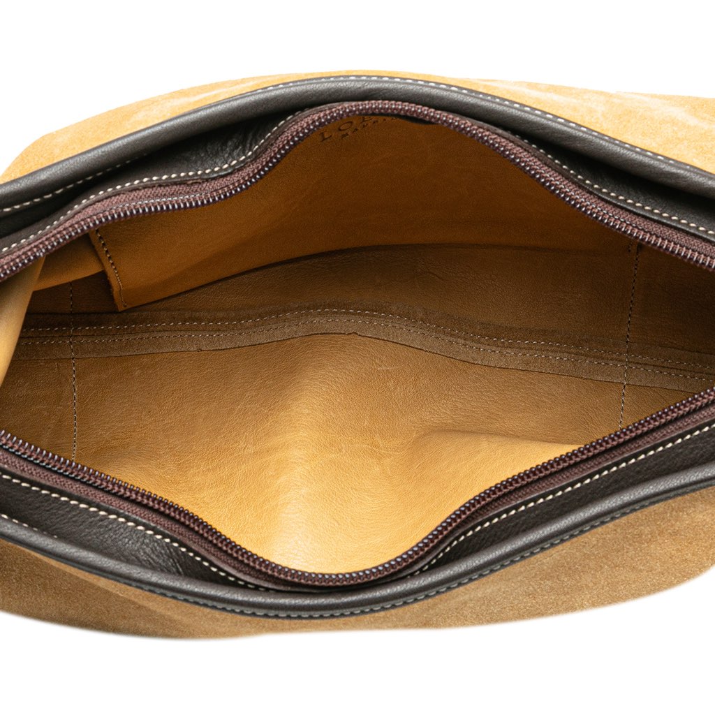 Loewe Suede Anagram Shoulder Bag - 4