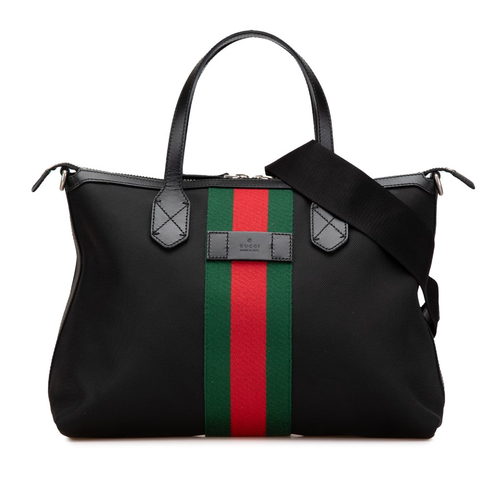 Gucci Techno Canvas Web Satchel