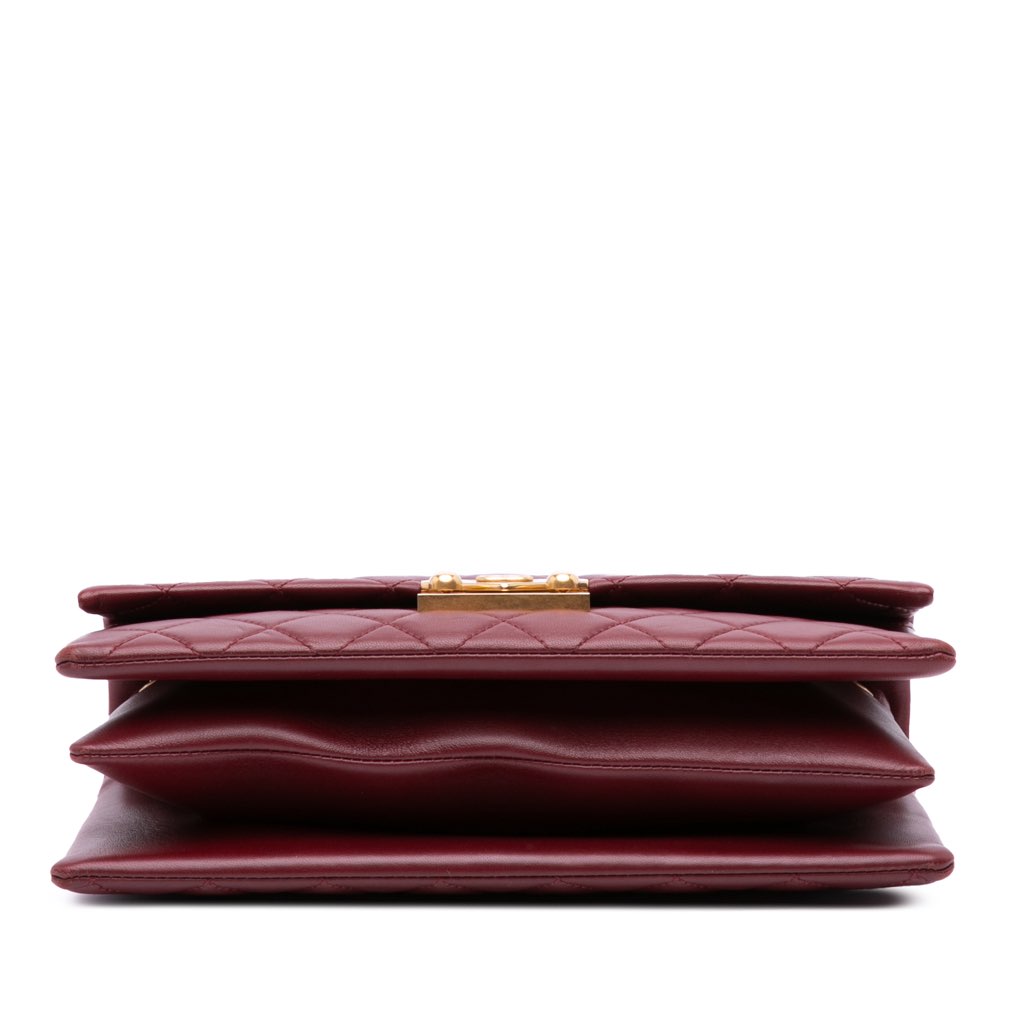 Chanel Quilted Lambskin Pagoda Accordion Flap - 3