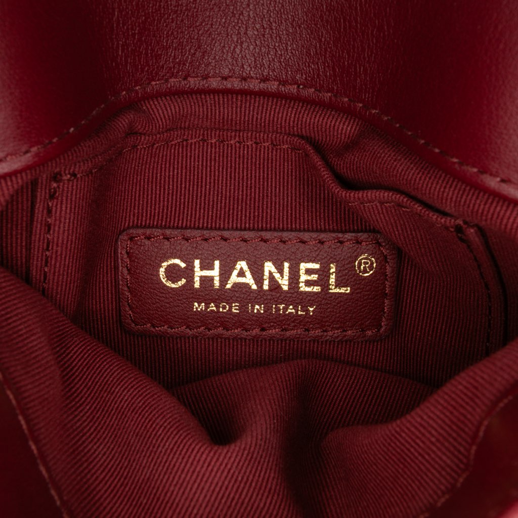 Chanel Quilted Calfskin Pearl Jewel Chain Flap - 5