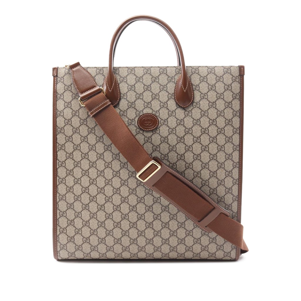 Gucci Medium GG Supreme Interlocking G Tote