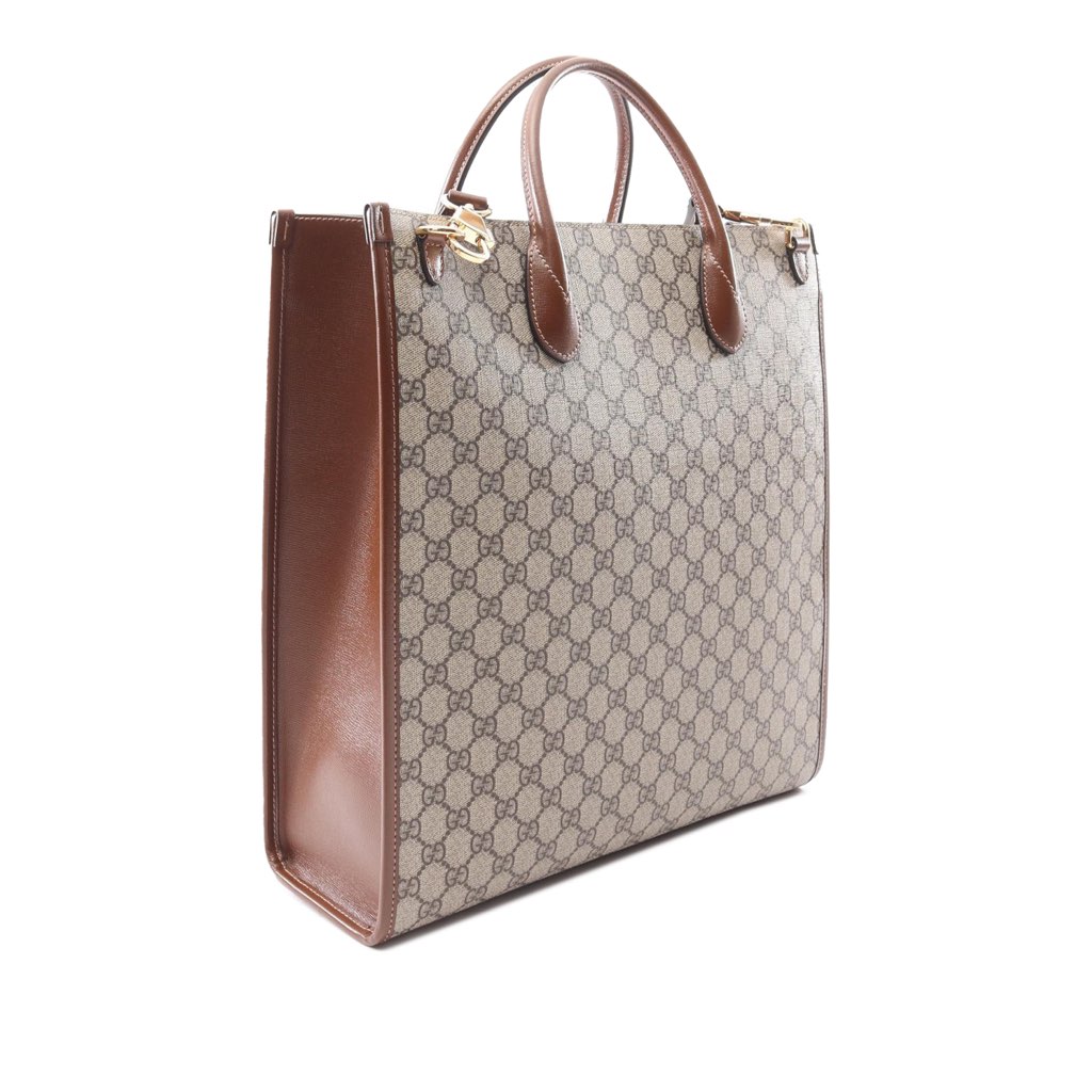 Gucci Medium GG Supreme Interlocking G Tote - 2