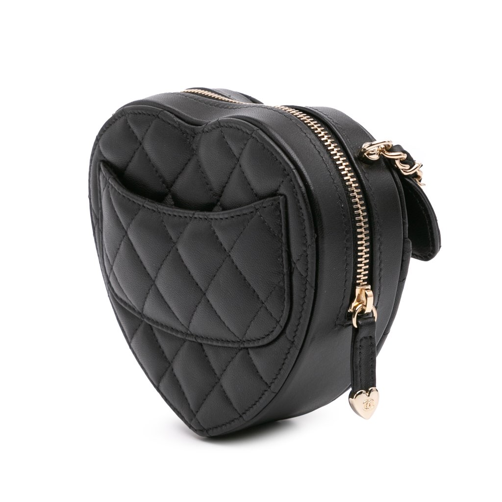 Chanel Mini Lambskin CC in Love Heart Crossbody - 2