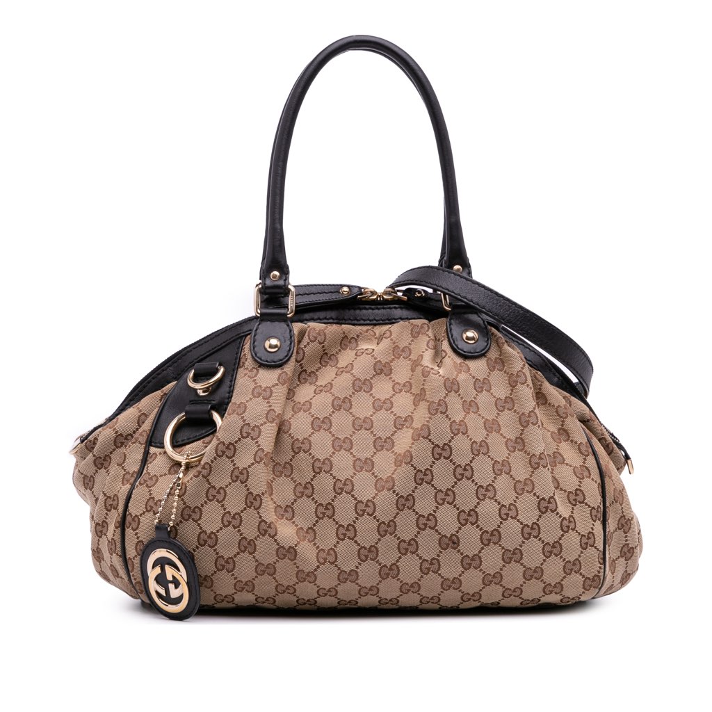 Gucci GG Canvas Sukey Satchel