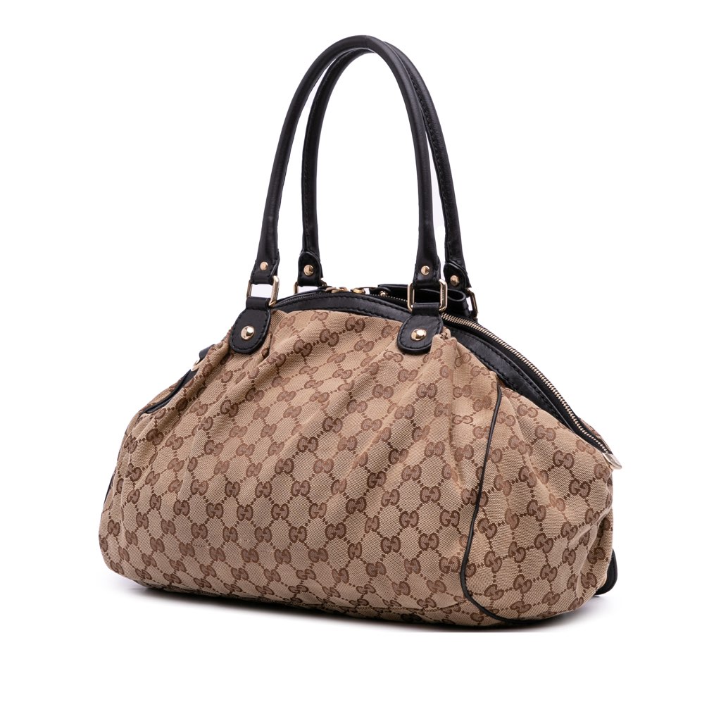 Gucci GG Canvas Sukey Satchel - 2