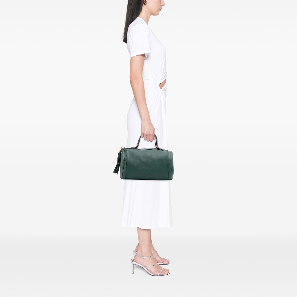 Gucci Pebbled Calfskin Soho Cellarius Boston Bag - Image 13