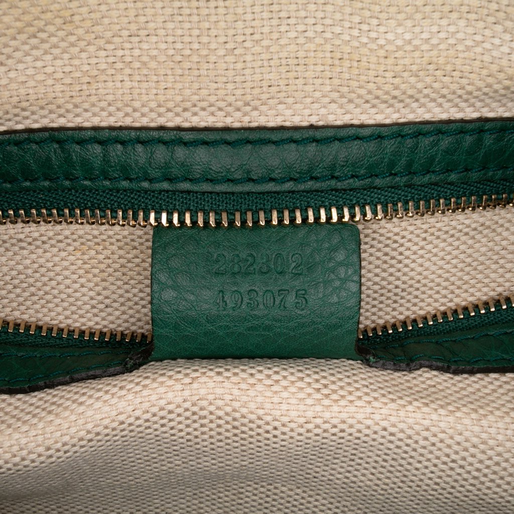 Gucci Pebbled Calfskin Soho Cellarius Boston Bag - Detail 1
