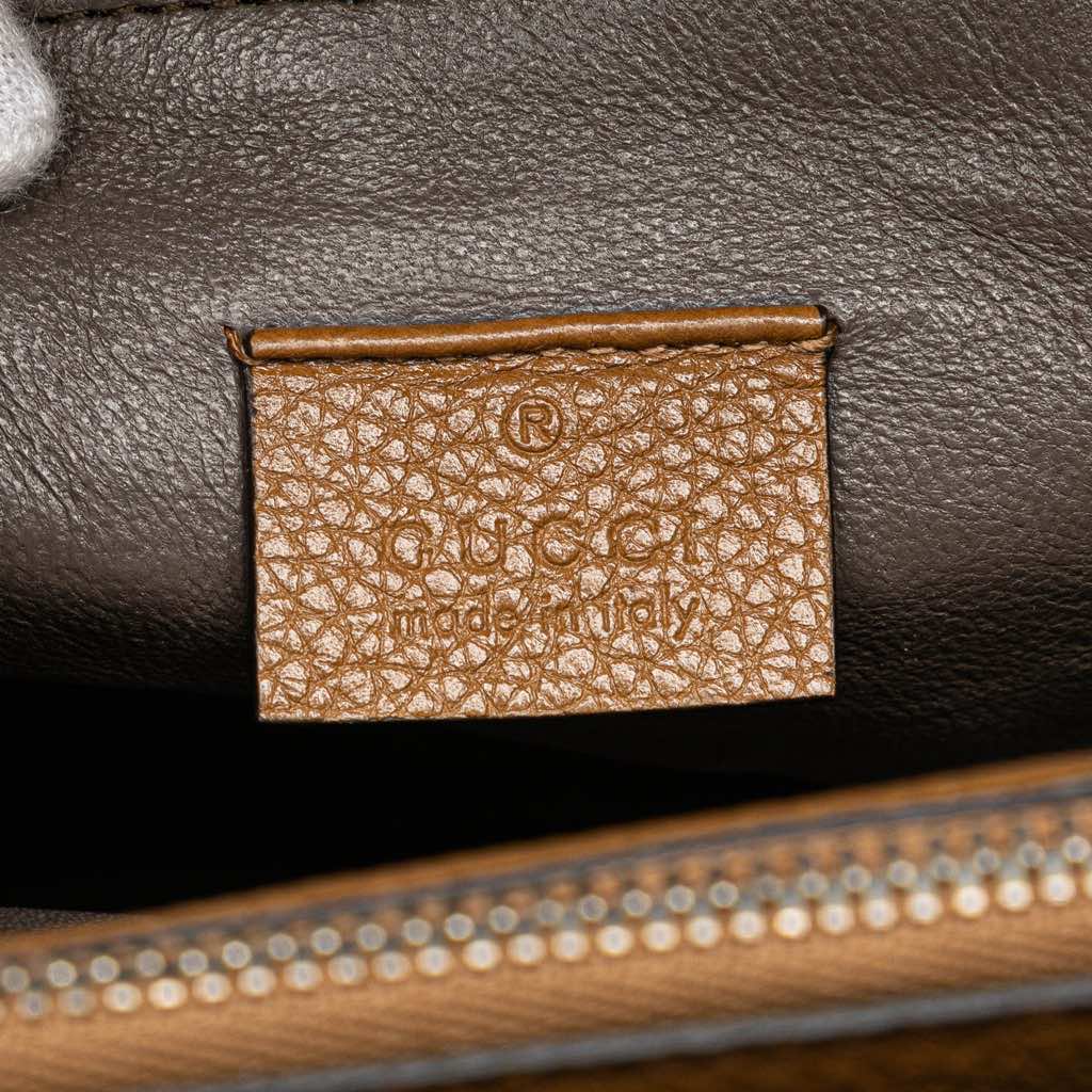 Gucci Medium Leather Zumi Top Handle Bag - 5