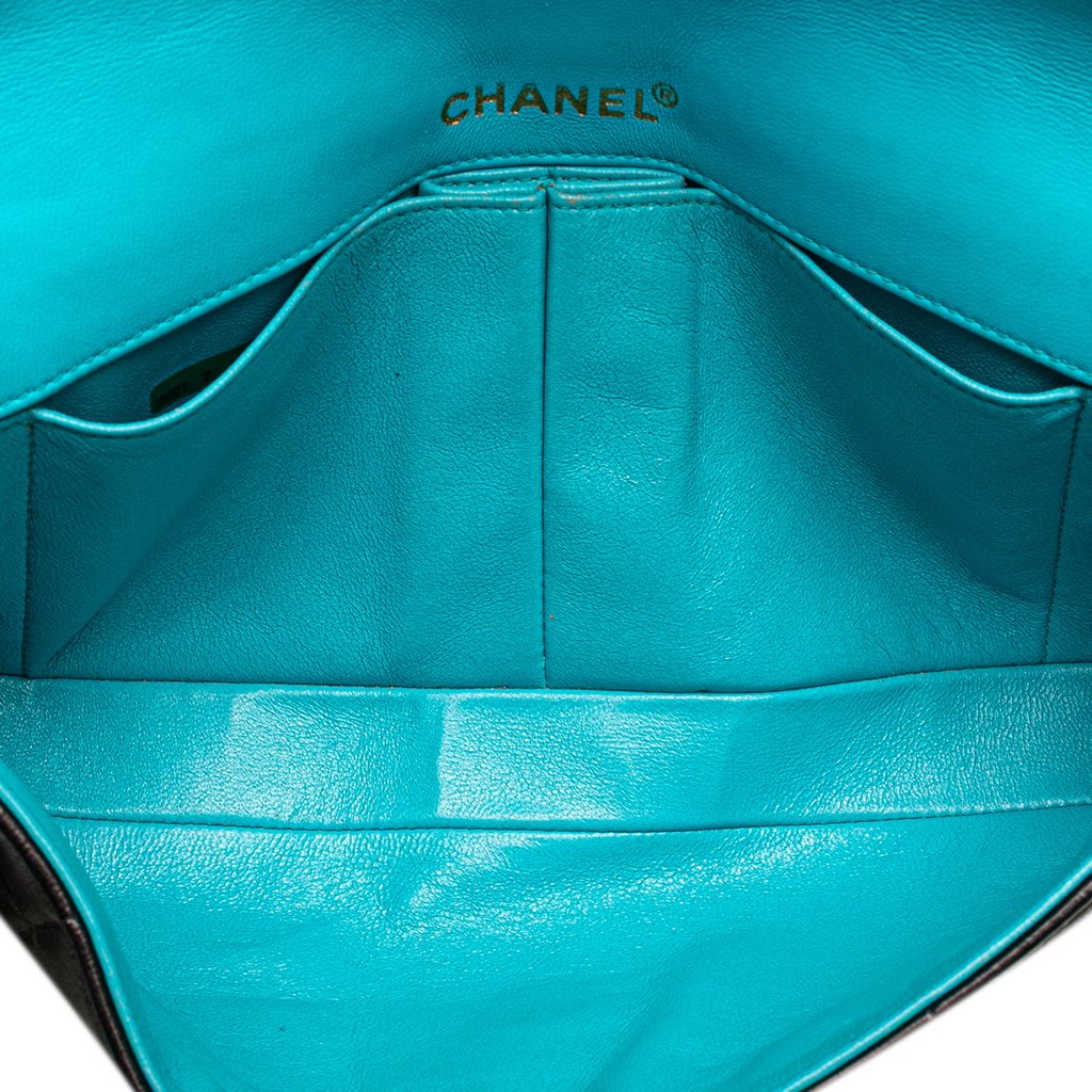 Chanel Chocolate Bar Lambskin East West Flap - 4