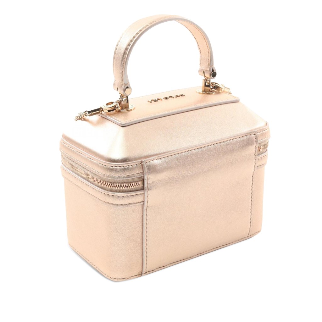 Bvlgari Metallic Leather Vanity Bag - 2