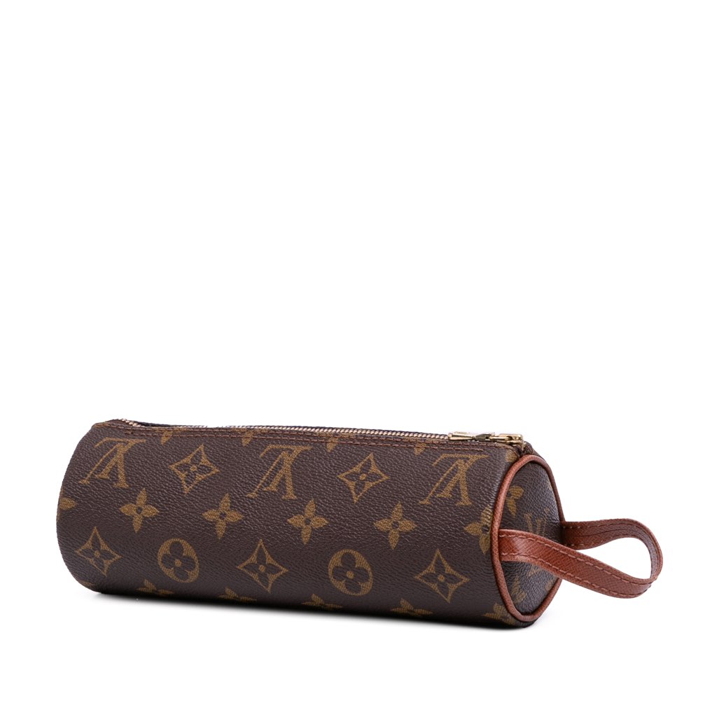 Louis Vuitton Monogram Trousse Ronde Pencil Case 20 - Back view