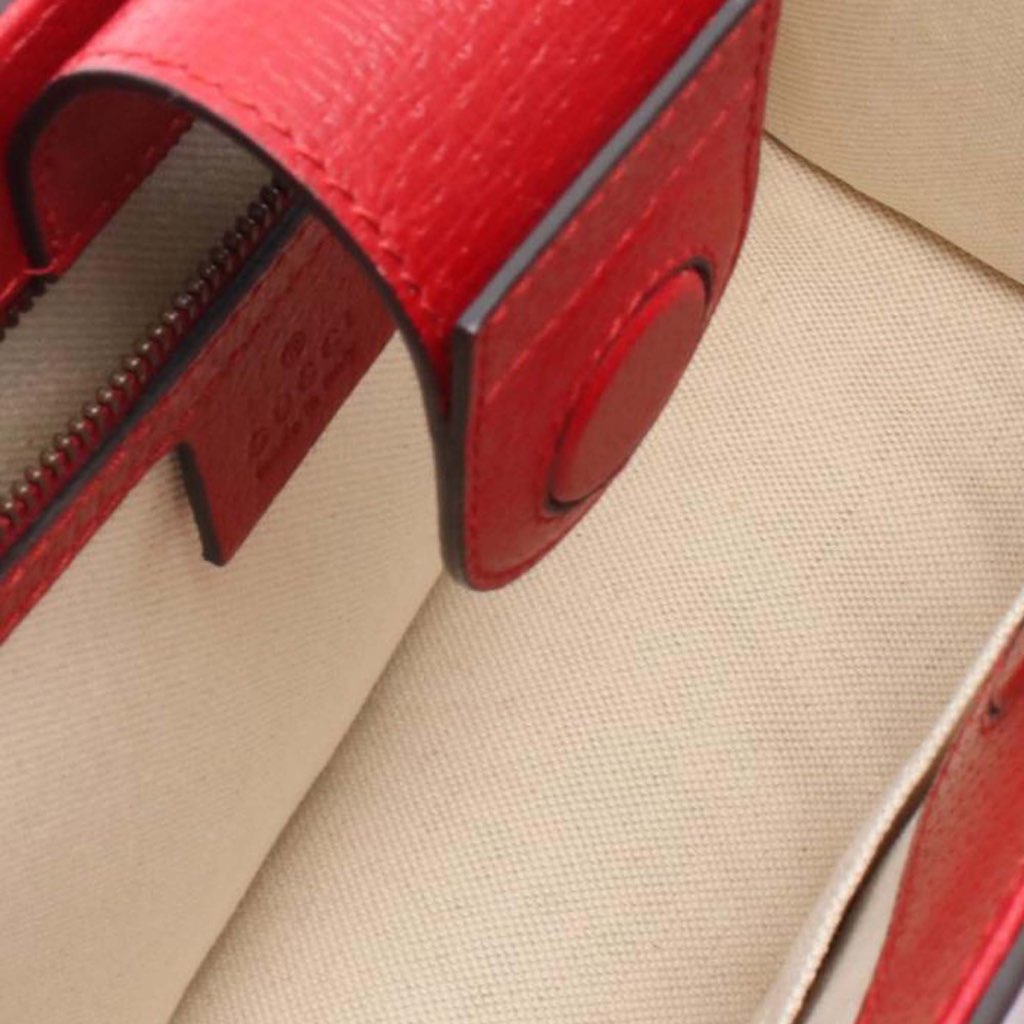 Gucci Medium Grained Calfskin Animalier Web Satchel - 3