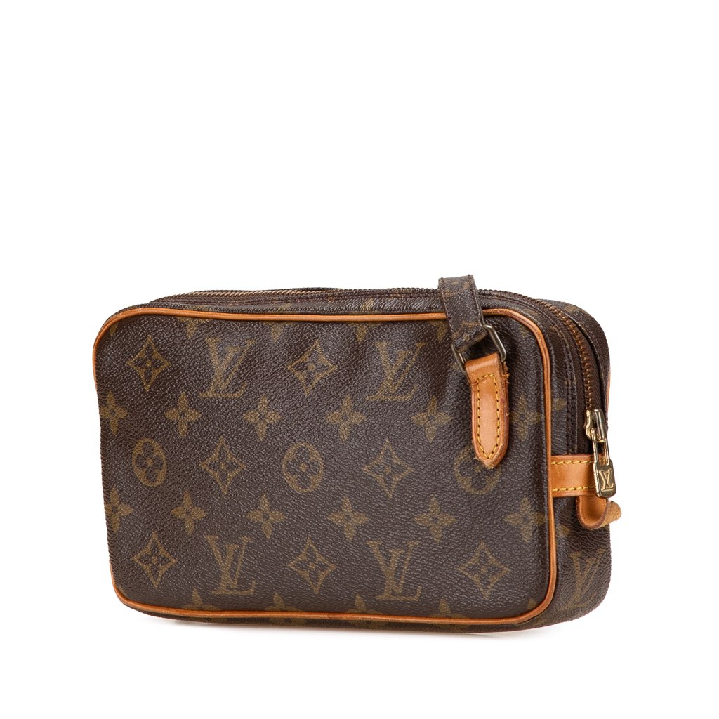 Louis Vuitton Monogram Pochette Marly Bandouliere - Back view