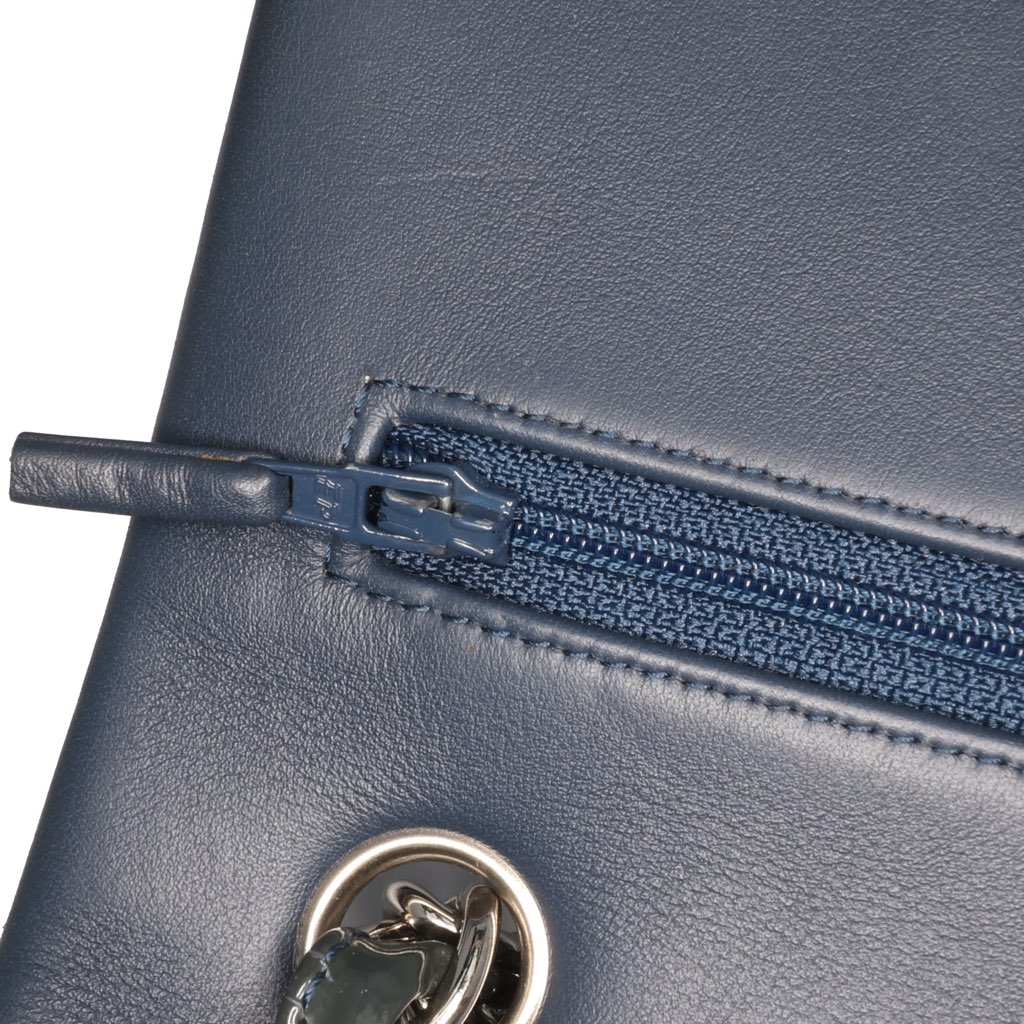 Chanel Jumbo Classic Chevron Patent Double Flap - Image 10