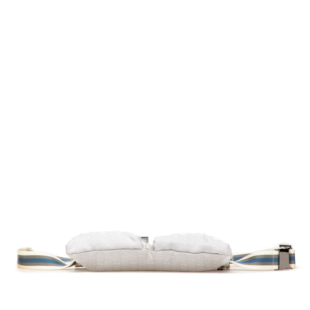 Gucci GG Canvas Web Double Pocket Belt Bag - 3