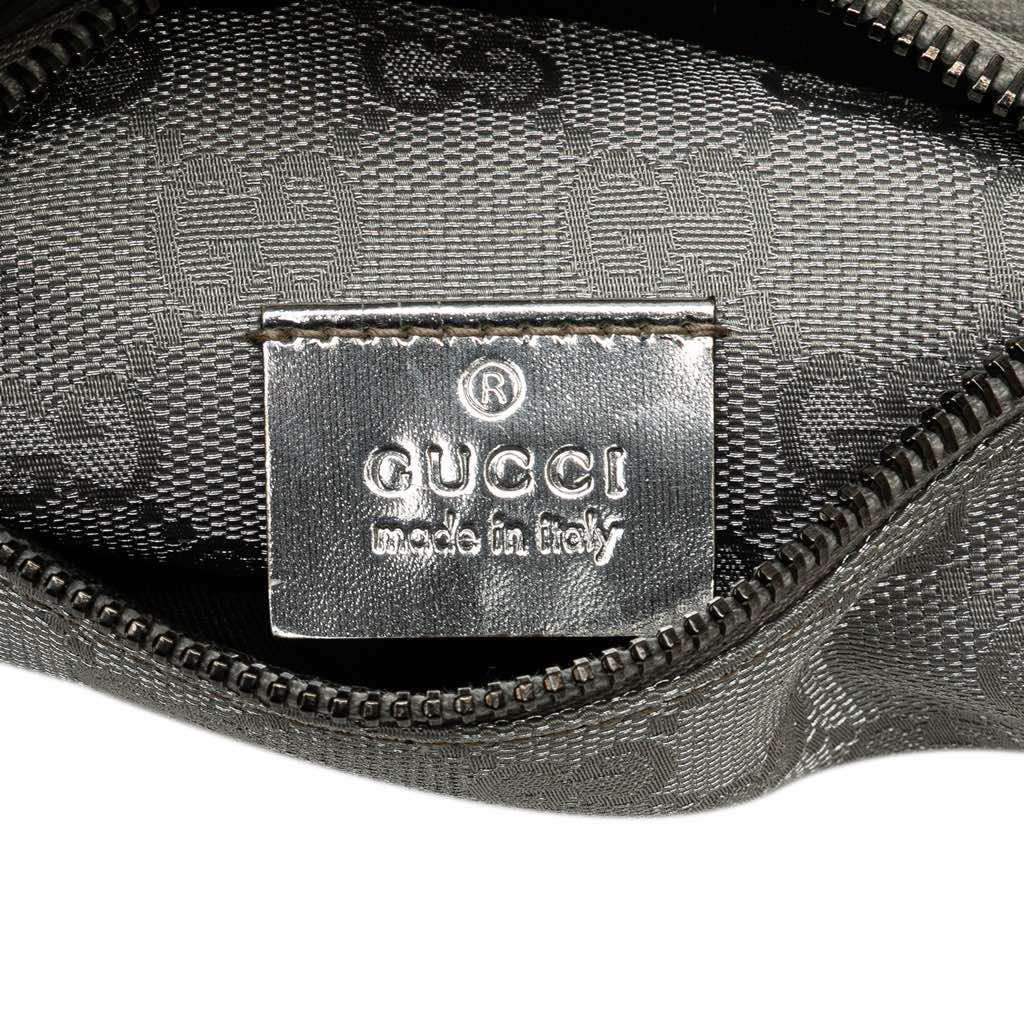 Gucci GG Canvas Web Double Pocket Belt Bag - 5