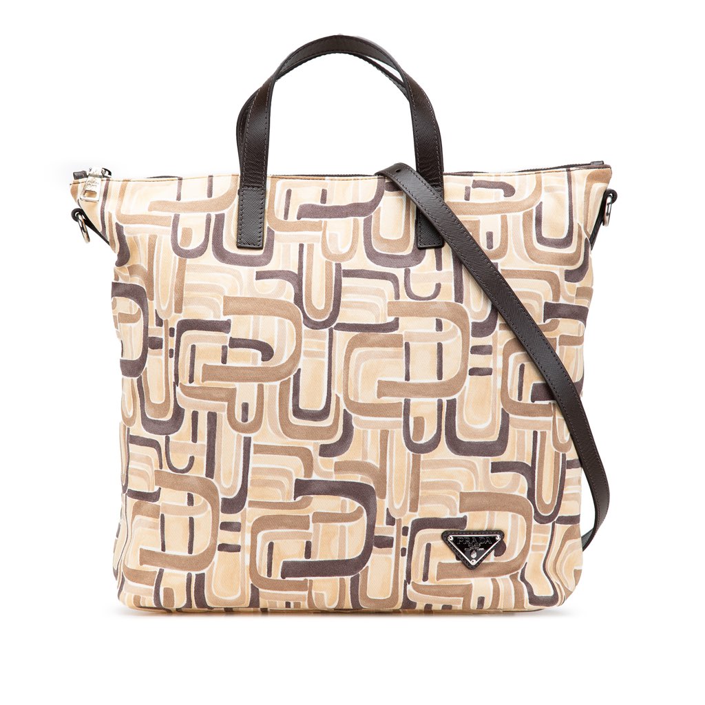 Prada Tessuto Stampato Satchel