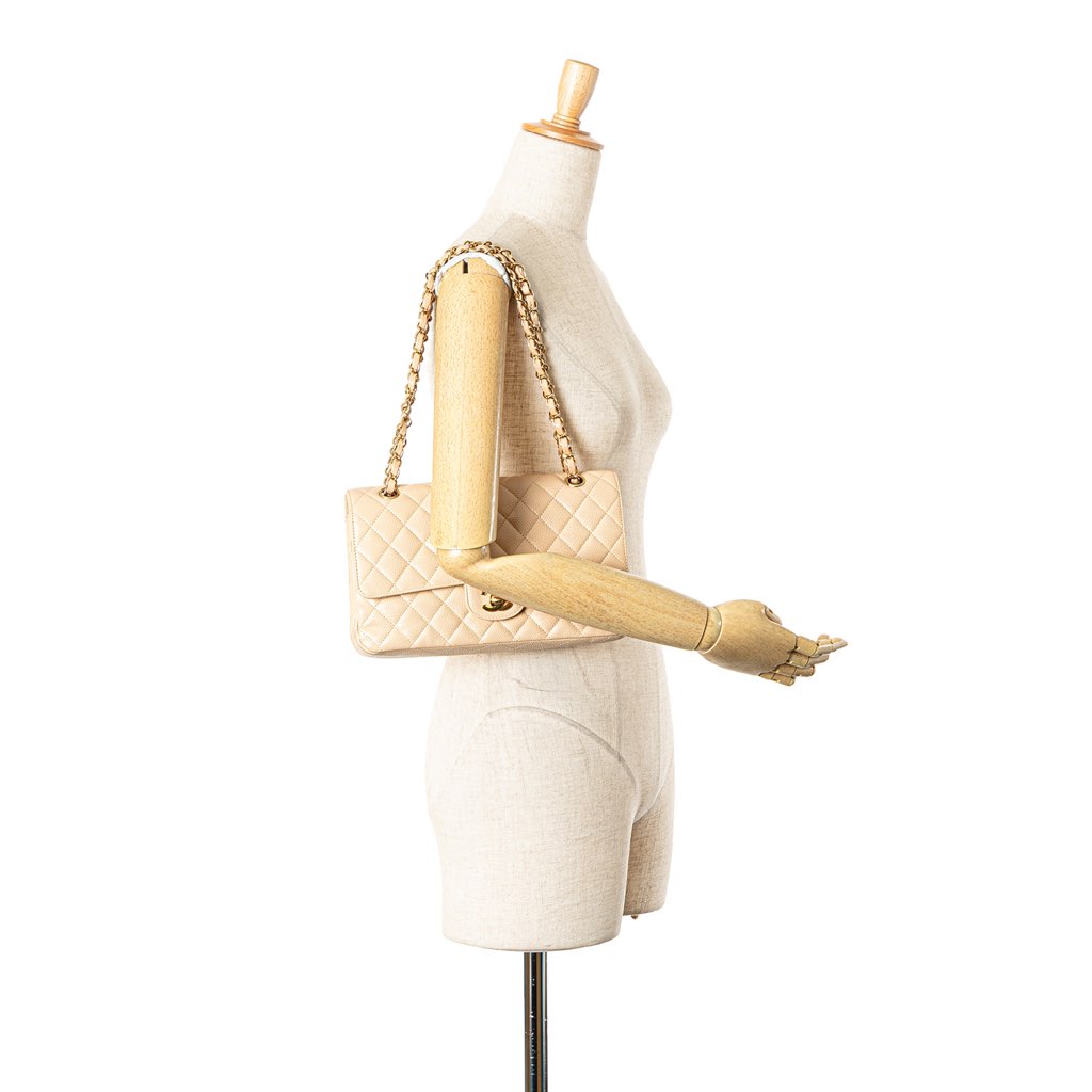 Chanel Medium Classic Caviar Double Flap - Image 16