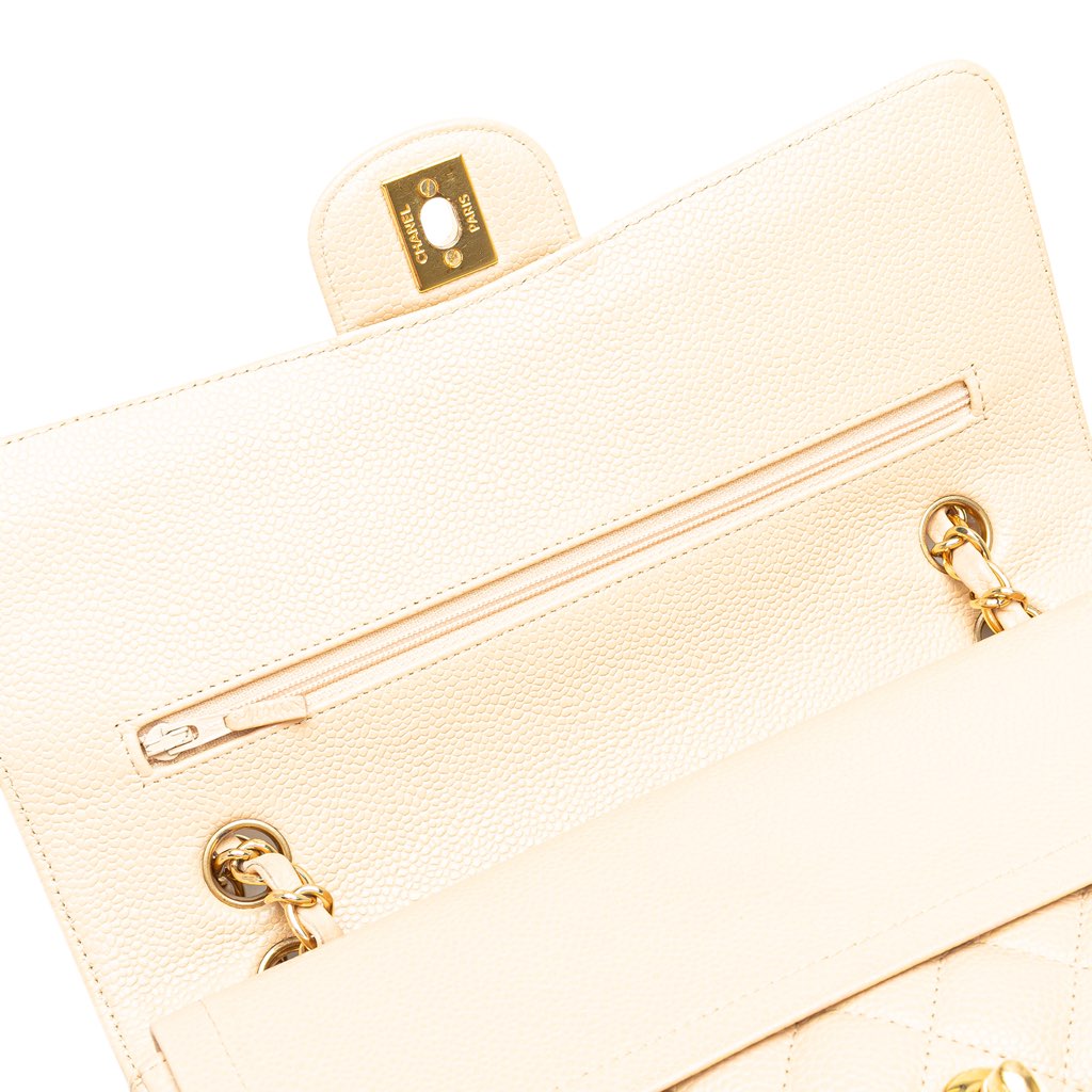 Chanel Medium Classic Caviar Double Flap - Image 10