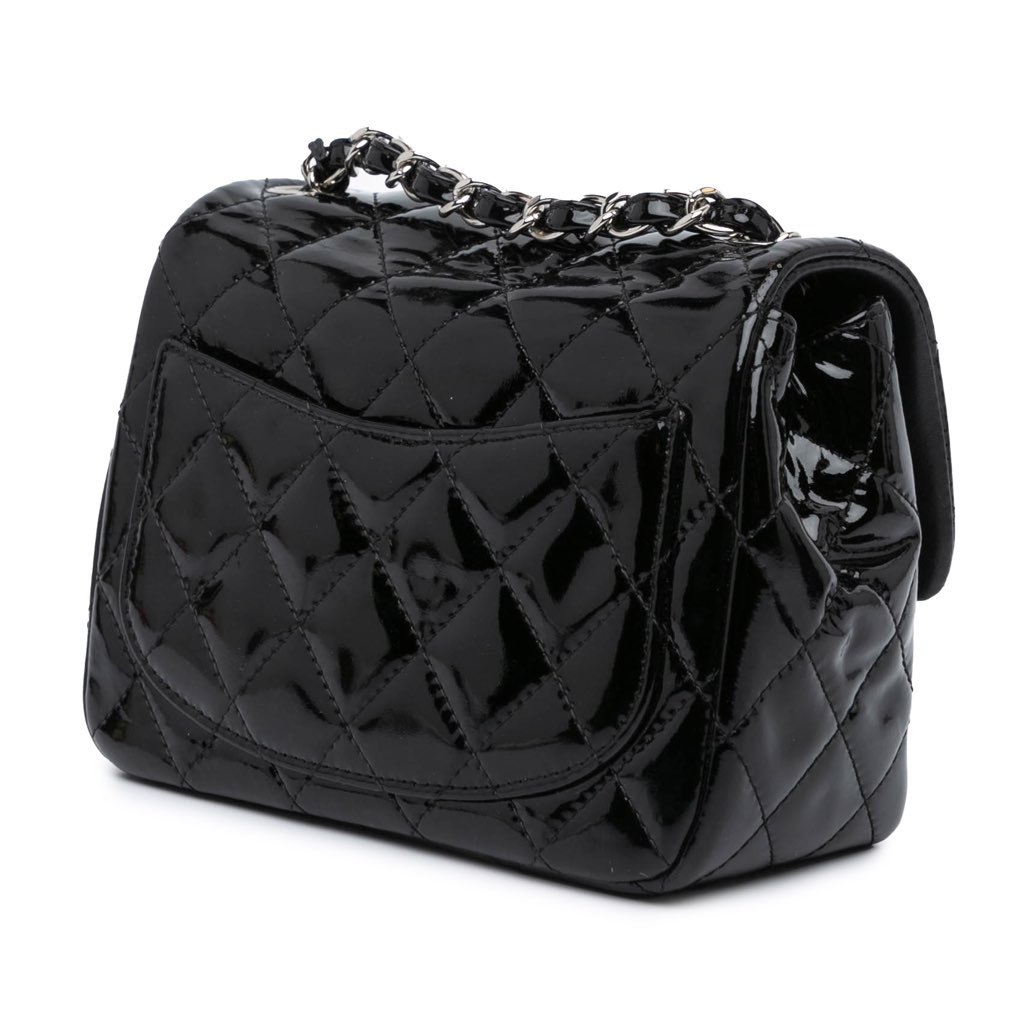 Chanel Mini Square Classic Patent Single Flap - 2