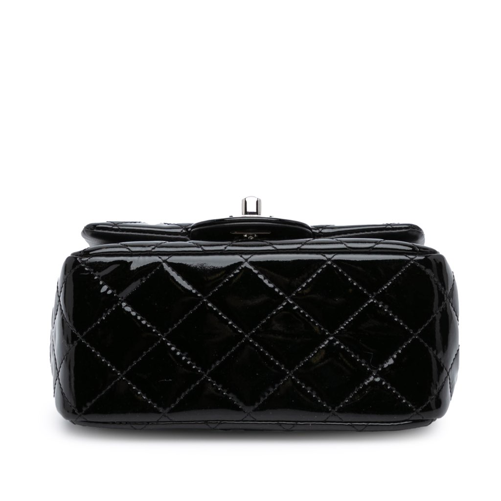 Chanel Mini Square Classic Patent Single Flap - 3