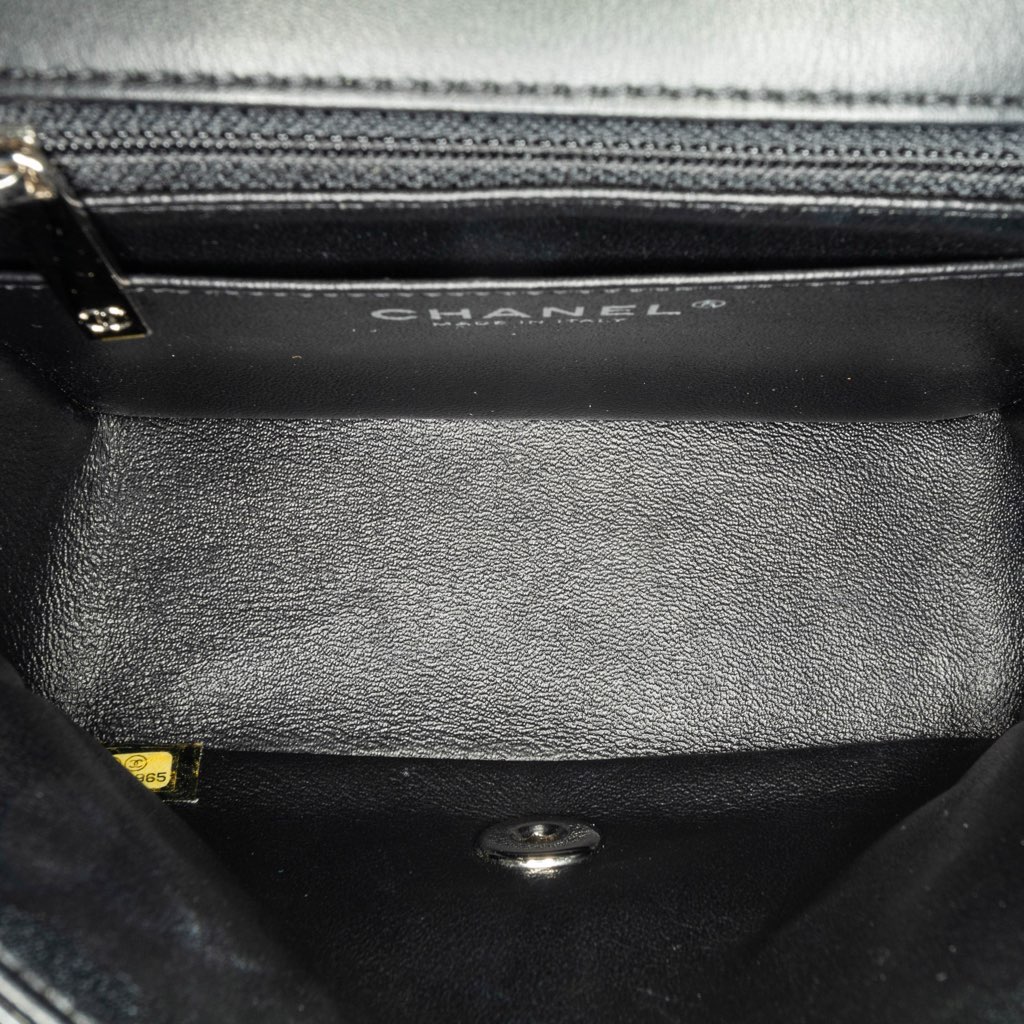 Chanel Mini Square Classic Patent Single Flap - 5