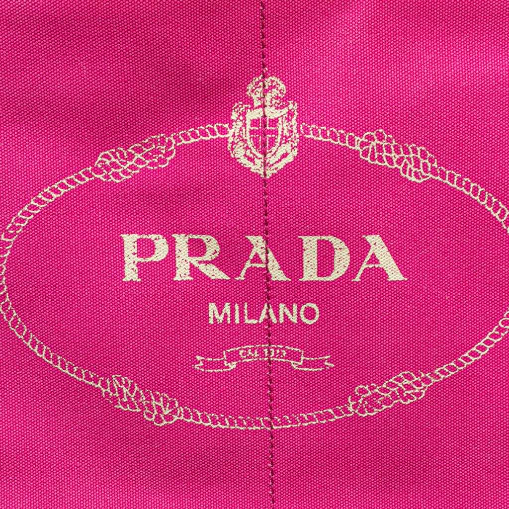 Prada Large Canvas Canapa Logo Satchel - 5