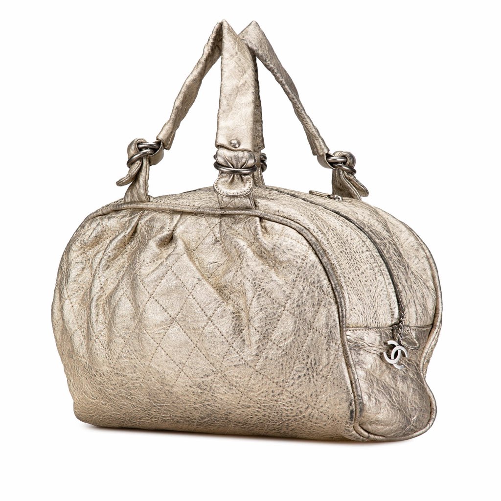 Chanel Metallic Calfskin Le Marais Duffle Bag - 2