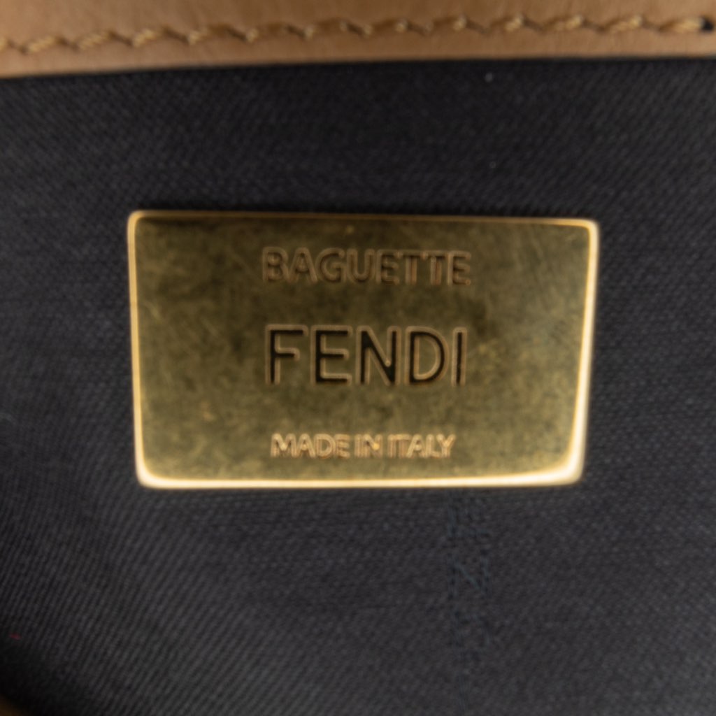 Fendi Small Zucca Shearling Baguette Satchel - 5